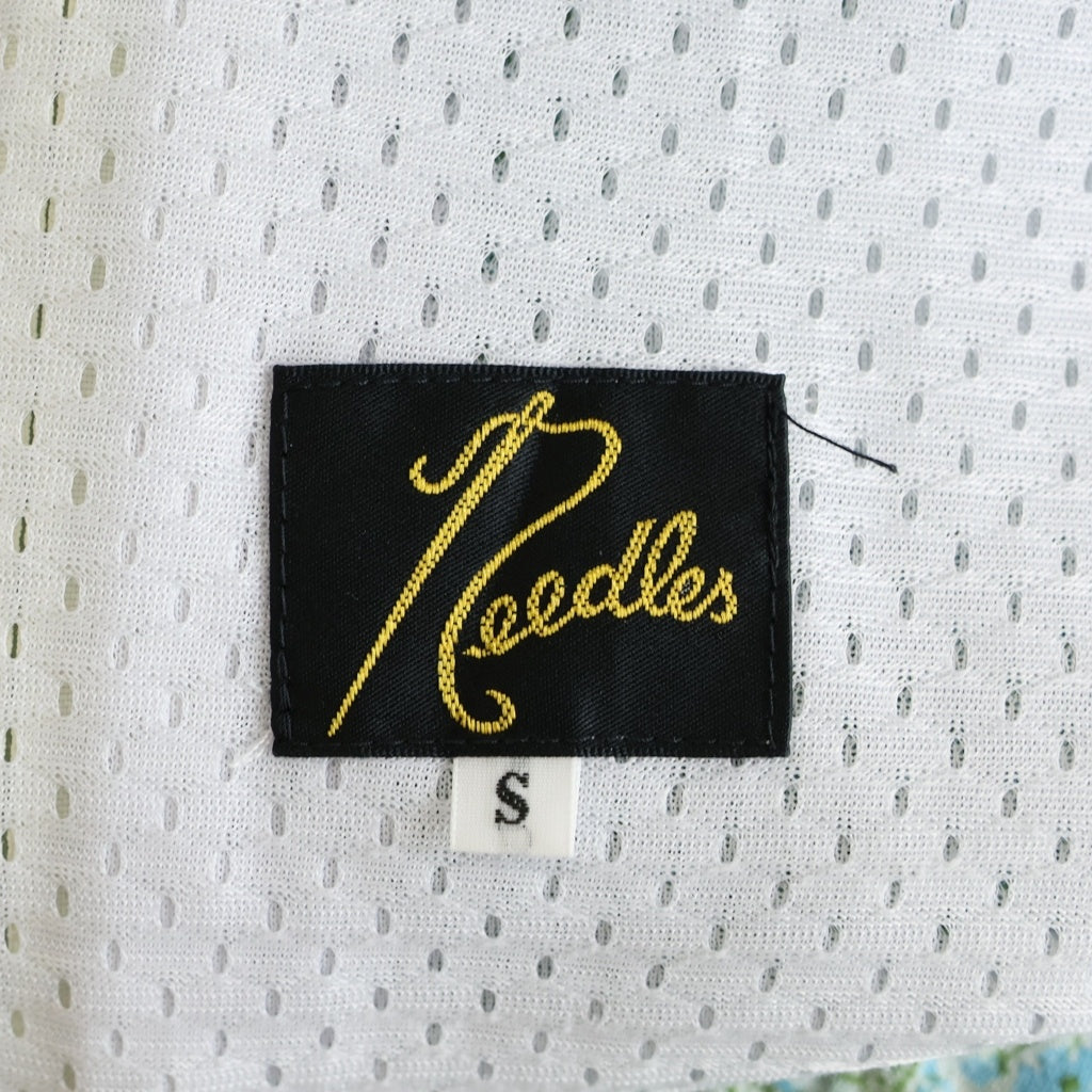 Needles(ニードルス) 21AW ×STUIDIOS ストゥディオス別注 総柄 トラックロングパンツ グリーン J0362