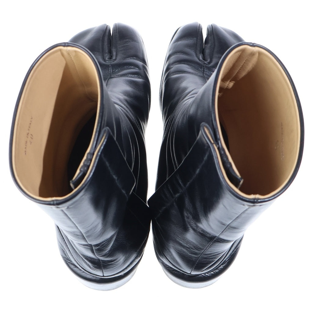 Maison Martin Margiela(メゾンマルタンマルジェラ) 20SS 足袋 レザー ヒール ブーツ ブラック S57WU0153