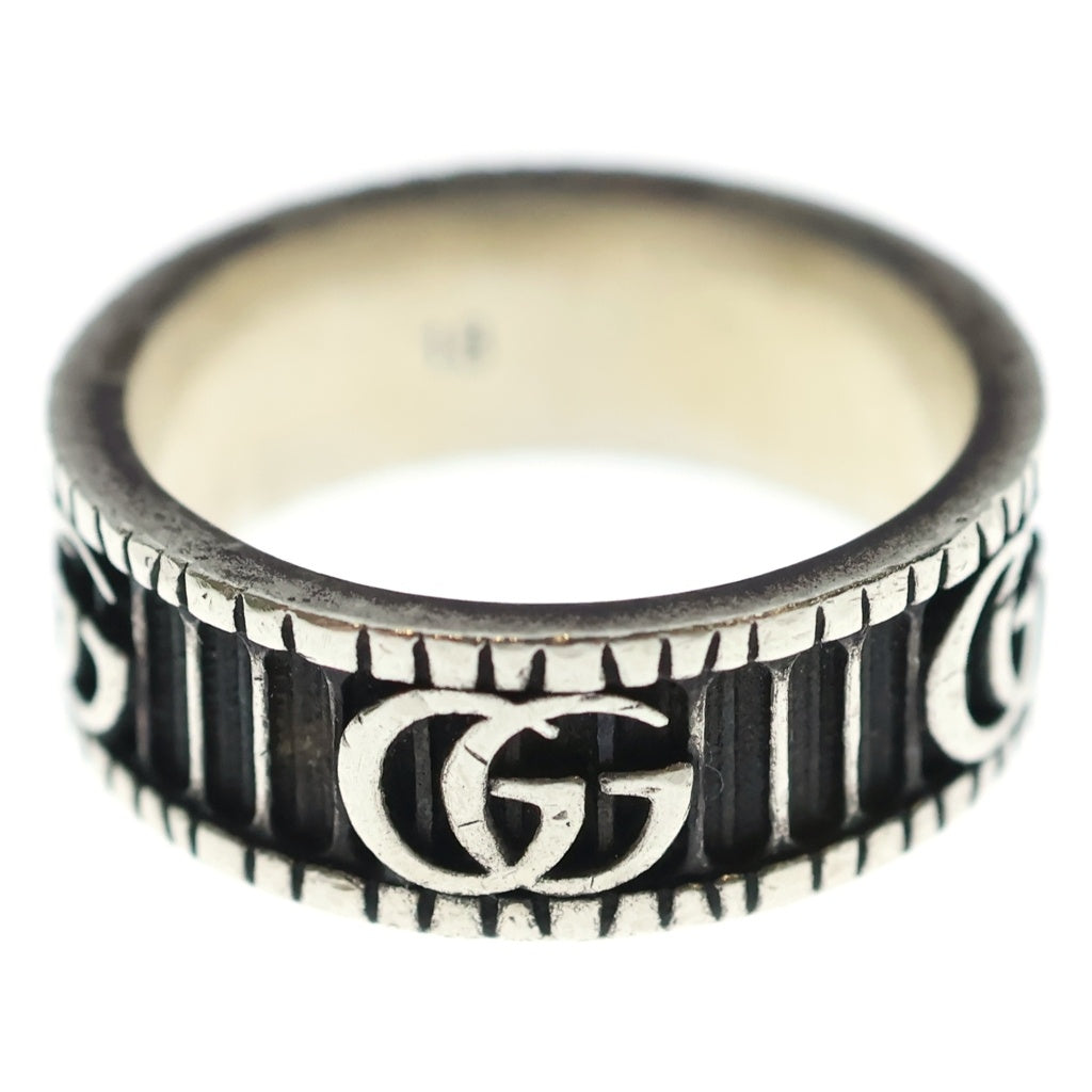 GUCCI(グッチ) SV925 ダブルG ワイドリング シルバー レディース