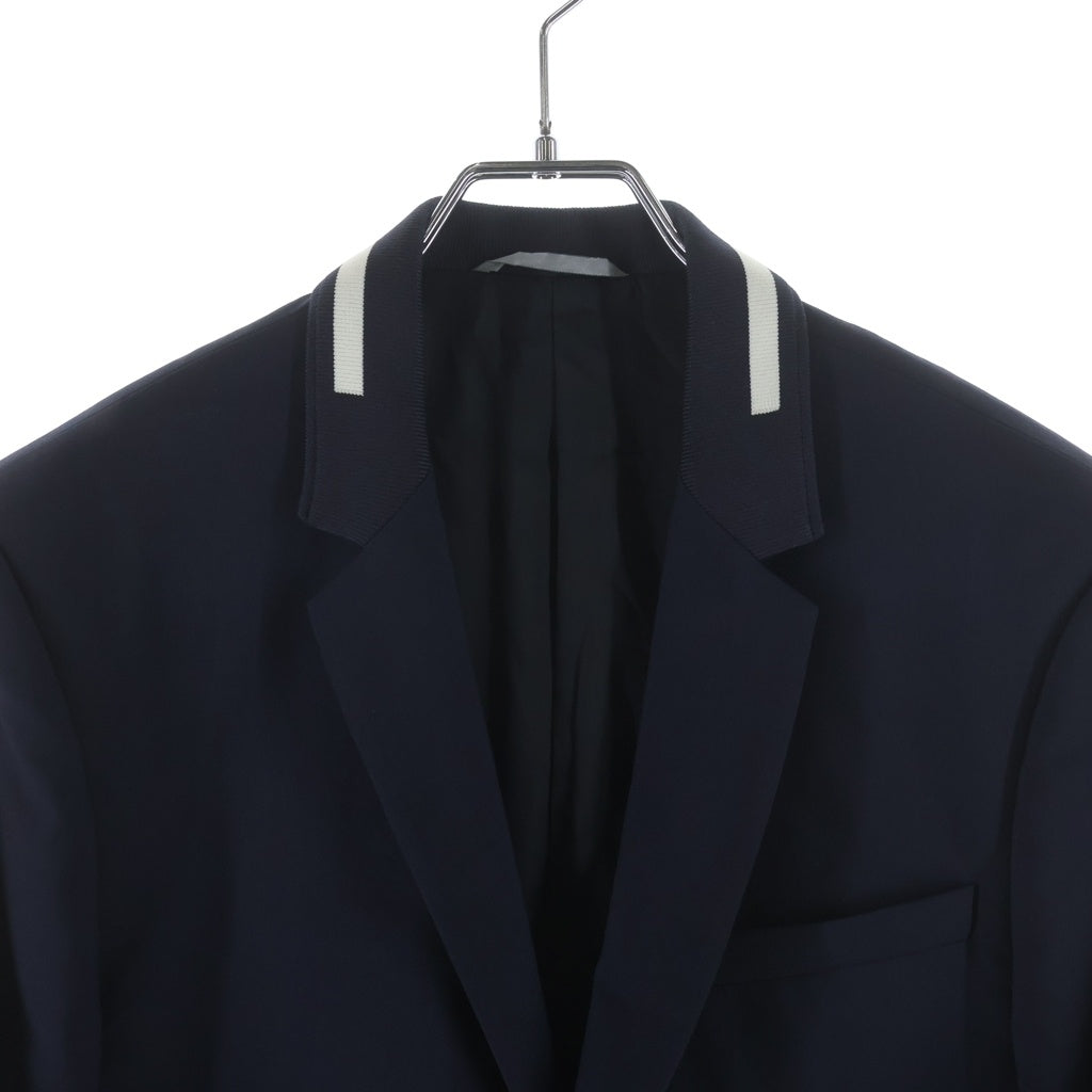 Dior HOMME(ディオールオム) 2B ウール テーラードジャケット ネイビー 633C262A3661