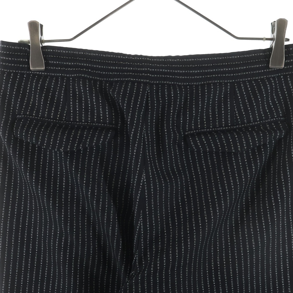 Dior HOMME(ディオールオム) NEW WAVE ニューウェーブ 総柄 ストライプ イージートラウザージョガーパンツ ブラック 733C138E4070