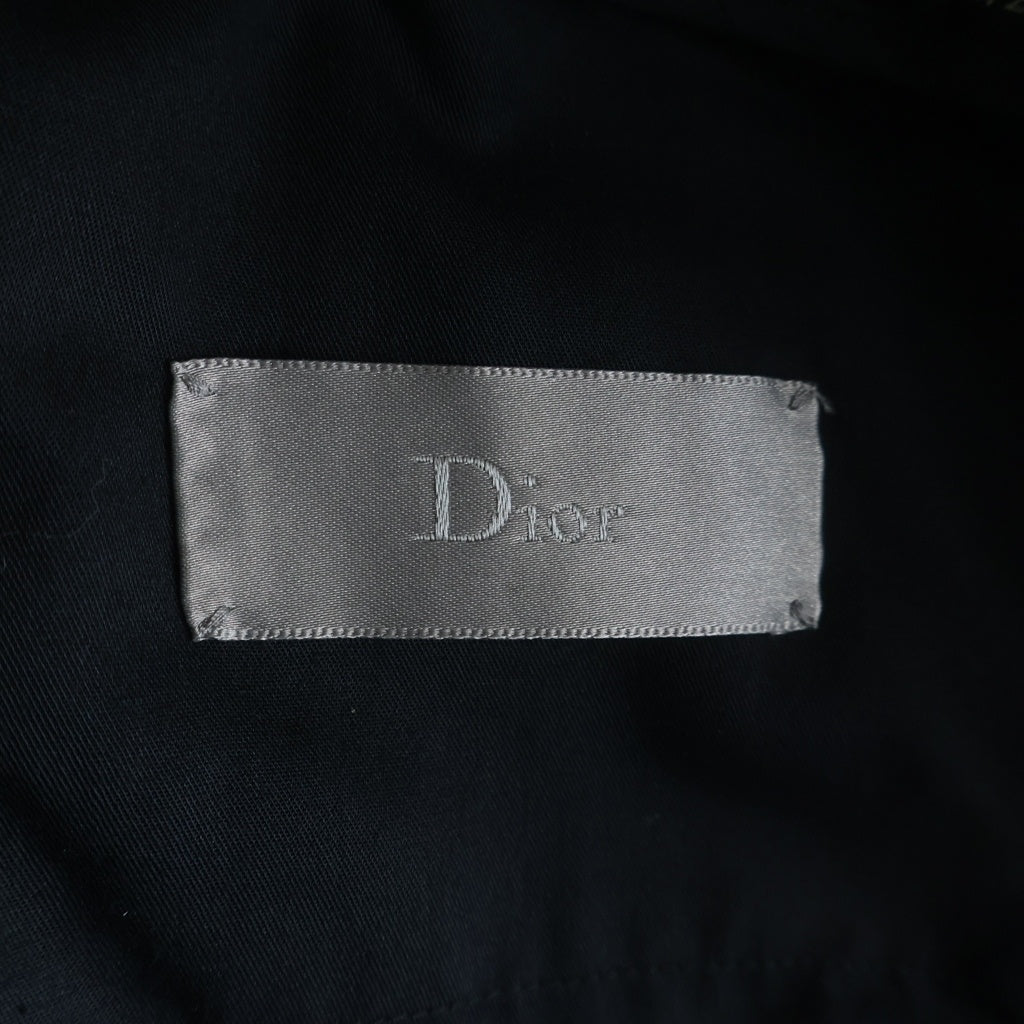 Dior HOMME(ディオールオム) NEW WAVE ニューウェーブ 総柄 ストライプ イージートラウザージョガーパンツ ブラック 733C138E4070