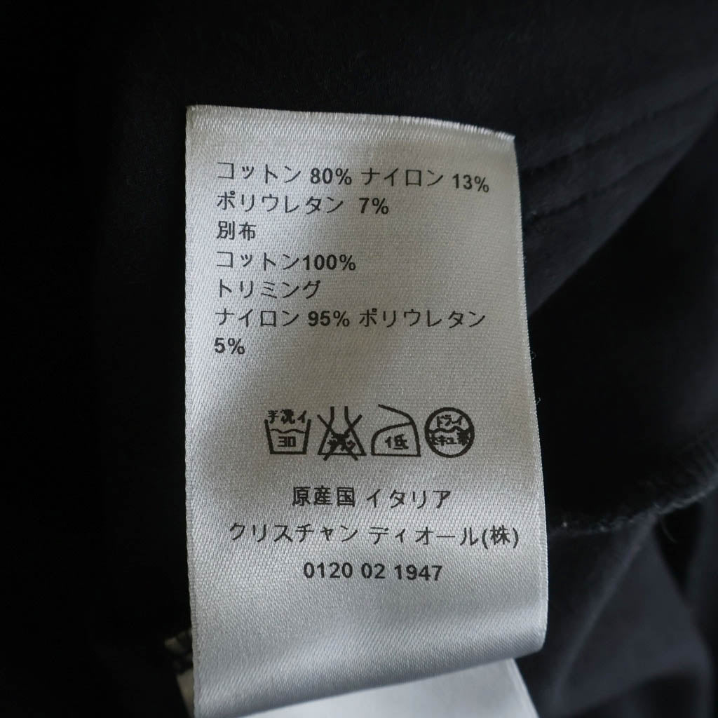 Dior HOMME(ディオールオム) ハーフジップ ノースリーブ プルオーバー スウェット パーカー ブラック 763J206Y0438