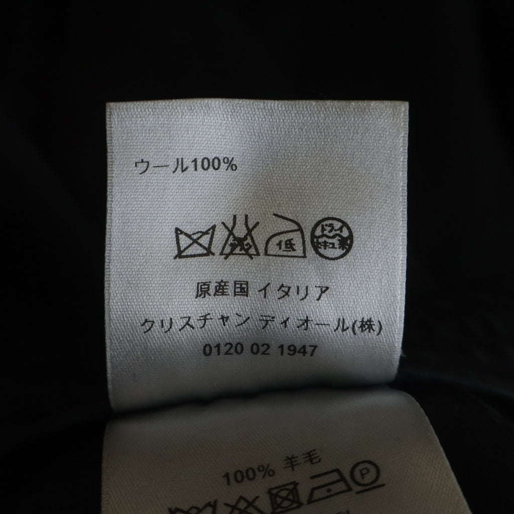Dior HOMME(ディオールオム) ドローストリング センタースリット 裾ジップ イージートラウザー ジョガーパンツ ブラック 633C165E3576