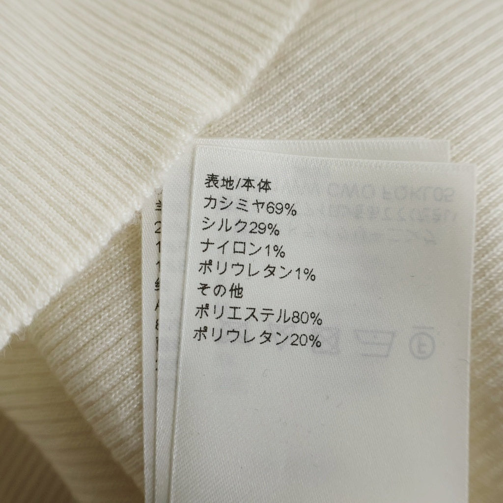 LOUIS VUITTON(ルイヴィトン) 24SS ハイネック クロップドニット 無地 レディース ホワイト RW241WW CWO FQKL05