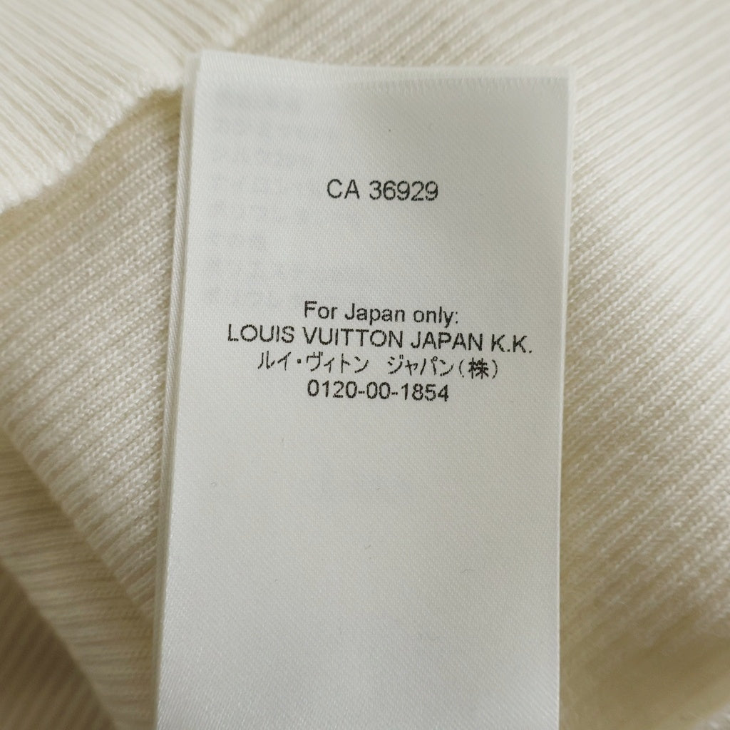 LOUIS VUITTON(ルイヴィトン) 24SS ハイネック クロップドニット 無地 レディース ホワイト RW241WW CWO FQKL05