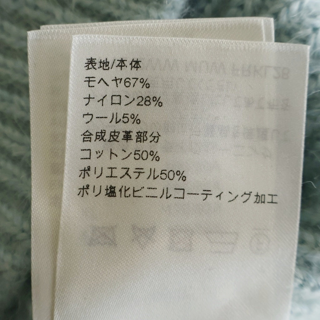 LOUIS VUITTON(ルイヴィトン) 24AW モノグラムパッチ クロップド/ハイネック モヘアニット セーター ライトブルー レディース RW242WW MUW FRKL28
