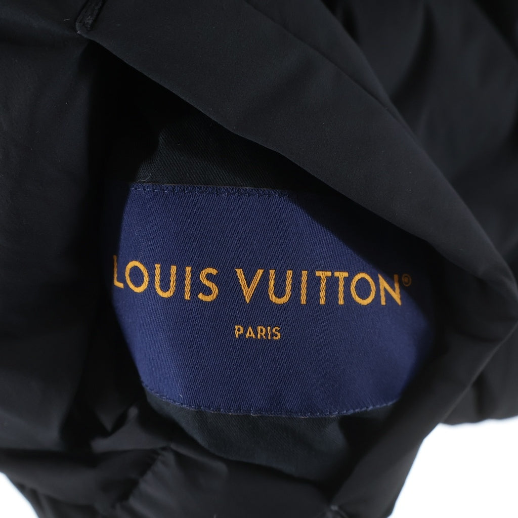 LOUIS VUITTON(ルイヴィトン) 23SS モノグラム エンボスロゴ リバーシブル ダウンジャケット アウター ブラック RM231Q AB2 HLB45W