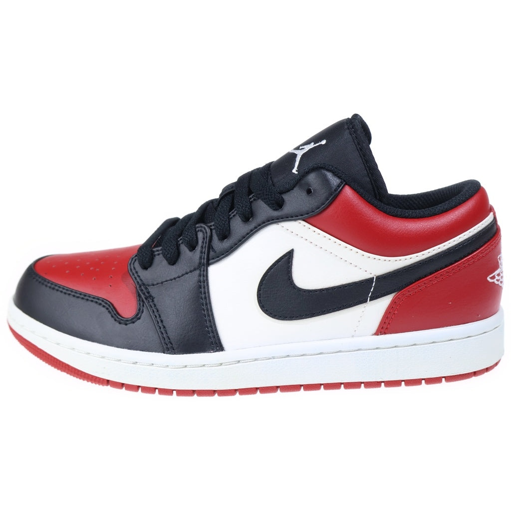 NIKE(ナイキ) AIR JORDAN 1 LOW BRED TOE エアジョーダン1 ブレッドトゥ ローカットスニーカー レッド/ブラック US9.5/27.5cm 553558-612