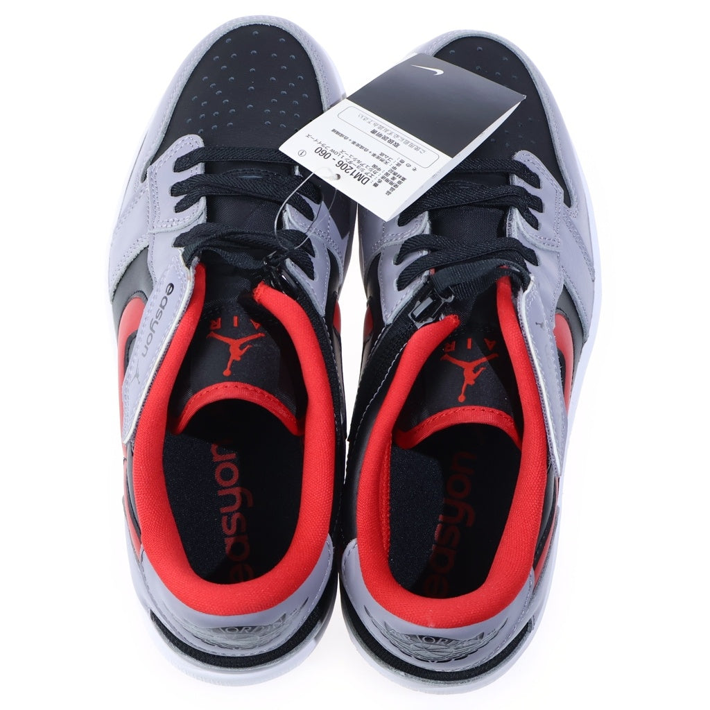 NIKE(ナイキ) AIR JORDAN 1 LOW EASYON BLACK CEMENT エアジョーダン1 ロー イージーオン ブラックセメント ローカットスニーカー グレー US9/27cm DM1206-060
