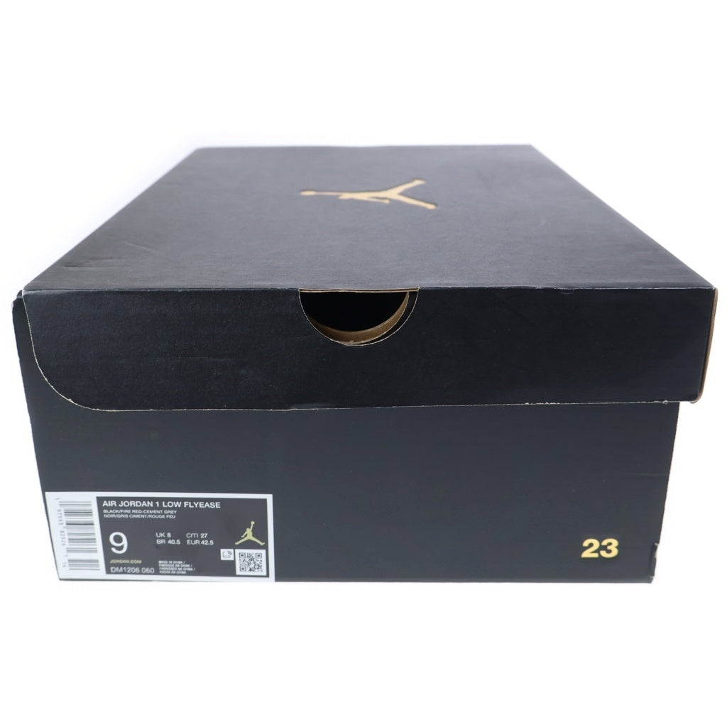NIKE(ナイキ) AIR JORDAN 1 LOW EASYON BLACK CEMENT エアジョーダン1 ロー イージーオン ブラックセメント ローカットスニーカー グレー US9/27cm DM1206-060