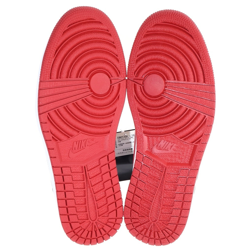 NIKE(ナイキ) AIR JORDAN 1 LOW FLYEASE エアジョーダン1 ローカットスニーカー フライイーズ ホワイト/レッド US9.5/27.5cm DM1206-163