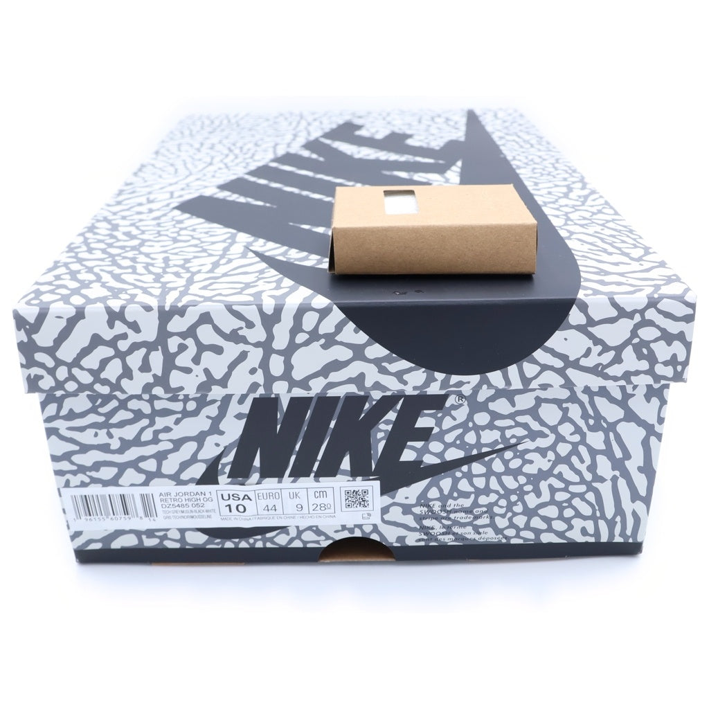 NIKE(ナイキ) AIR JORDAN 1 RETRO HIGH OG WHITE CEMENT ELEPHANT DZ5485-052 エアジョーダン1 ホワイトセメント ハイカットスニーカー ホワイト/グレー US10/28cm