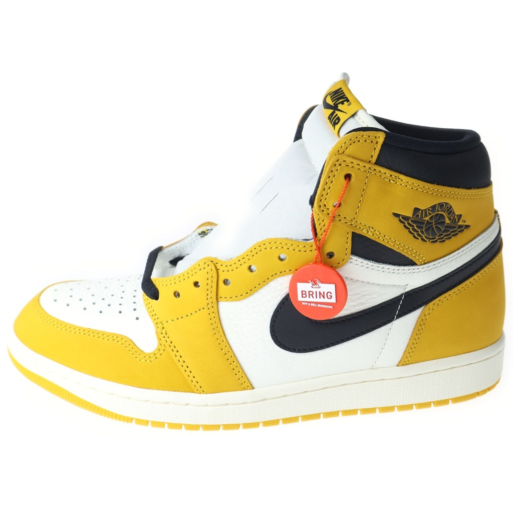 NIKE(ナイキ) AIR JORDANdan 1 RETRO HIGH OG YELLOW OCHRECHRE DZ5485-701 エアジョーダン1 イエローオークル ハイカットスニーカー イエロー/ホワイト US10/28cm