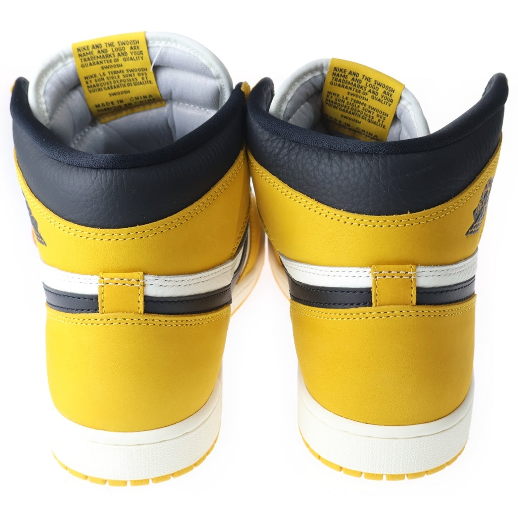 NIKE(ナイキ) AIR JORDANdan 1 RETRO HIGH OG YELLOW OCHRECHRE DZ5485-701 エアジョーダン1 イエローオークル ハイカットスニーカー イエロー/ホワイト US10/28cm