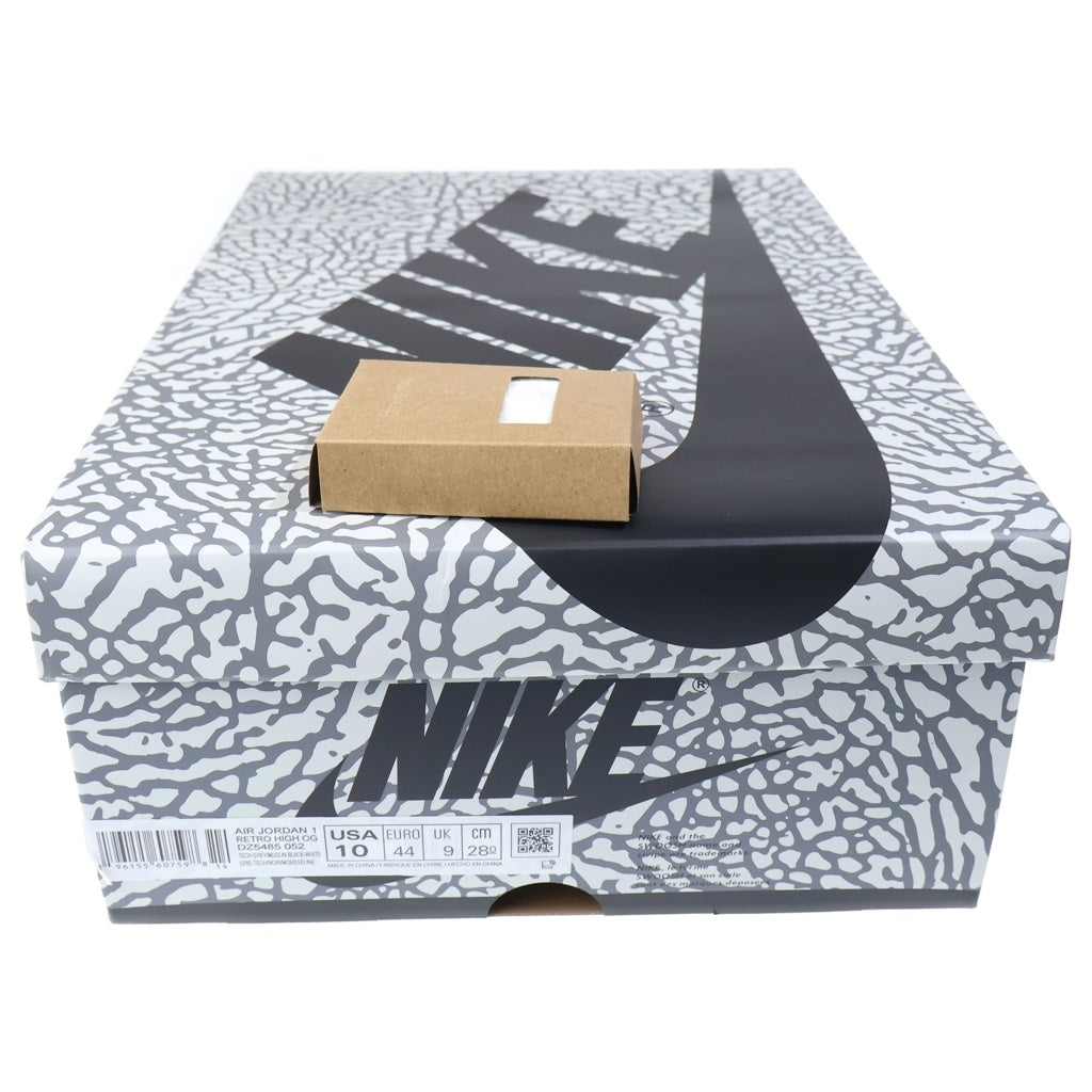 NIKE(ナイキ) AIR JORDAN 1 RETRO HIGH OG WHITE CEMENT ELEPHANT DZ5485-052 エアジョーダン1 ホワイトセメント ハイカットスニーカー ホワイト/グレー US10/28cm