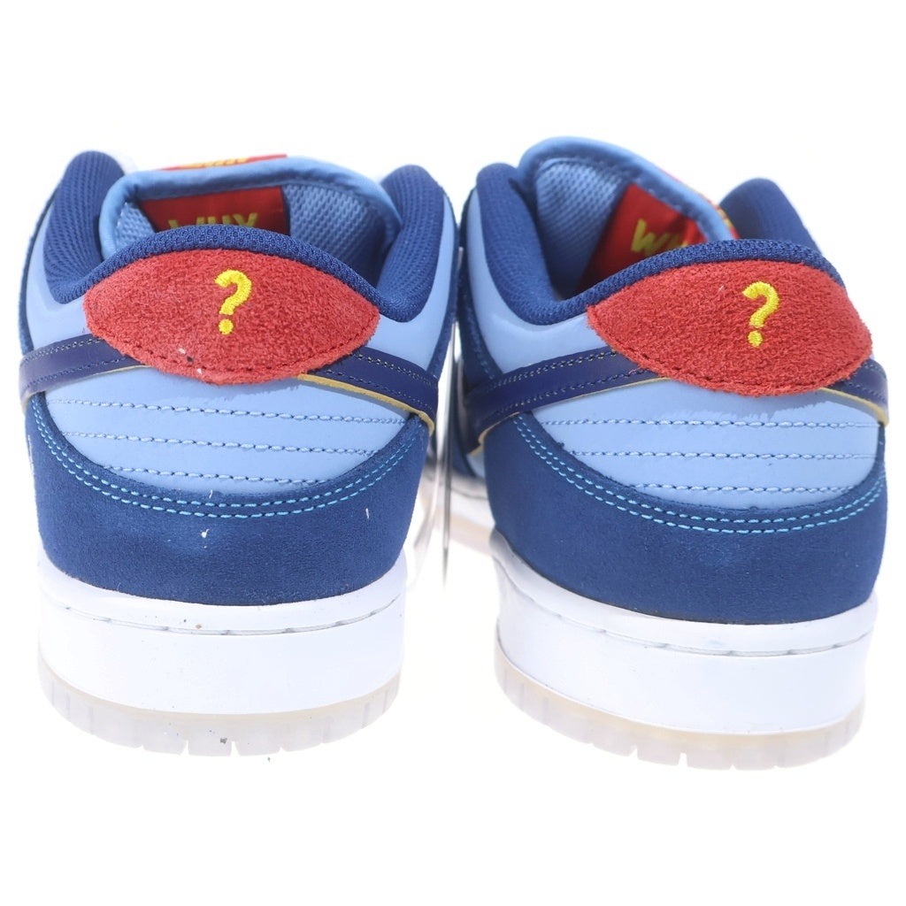 NIKE SB(ナイキエスビー) ×Why So Sad? DUNK LOW COASTAL BLUE DX5549-400 ダンク ワイ ソー サッド ローカットスニーカー ブルー US10/28cm