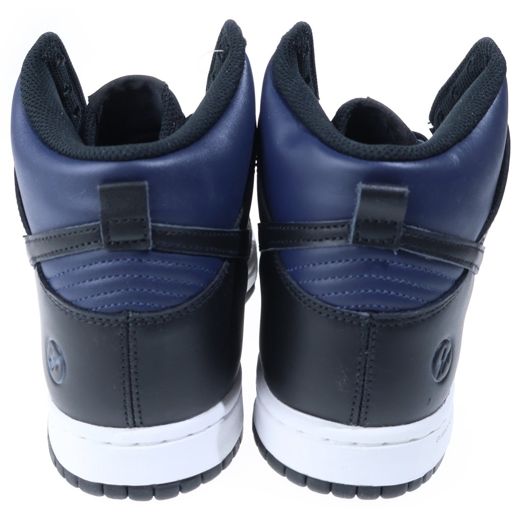 NIKE(ナイキ) ×FRAGMENT DESIGN DUNK HIGH TOKYO DJ0383-400 フラグメントデザイン ダンク 東京 ハイカットスニーカー ブラック/ネイビー US10/28cm