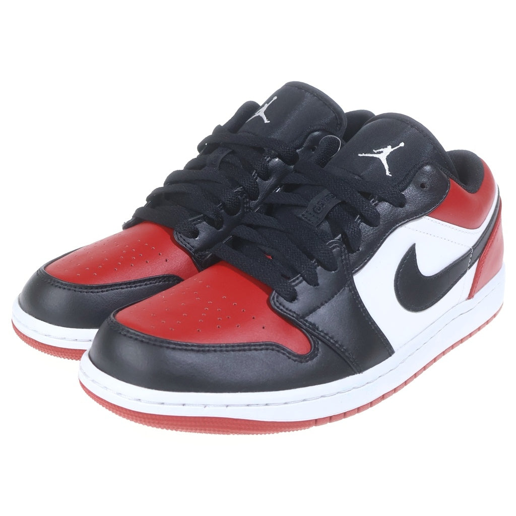 NIKE(ナイキ) AIR JORDAN 1 LOW BRED TOE 553558-612 エアジョーダン1 ブレッドトゥ ローカットスニーカー レッド/ブラック US10/28cm