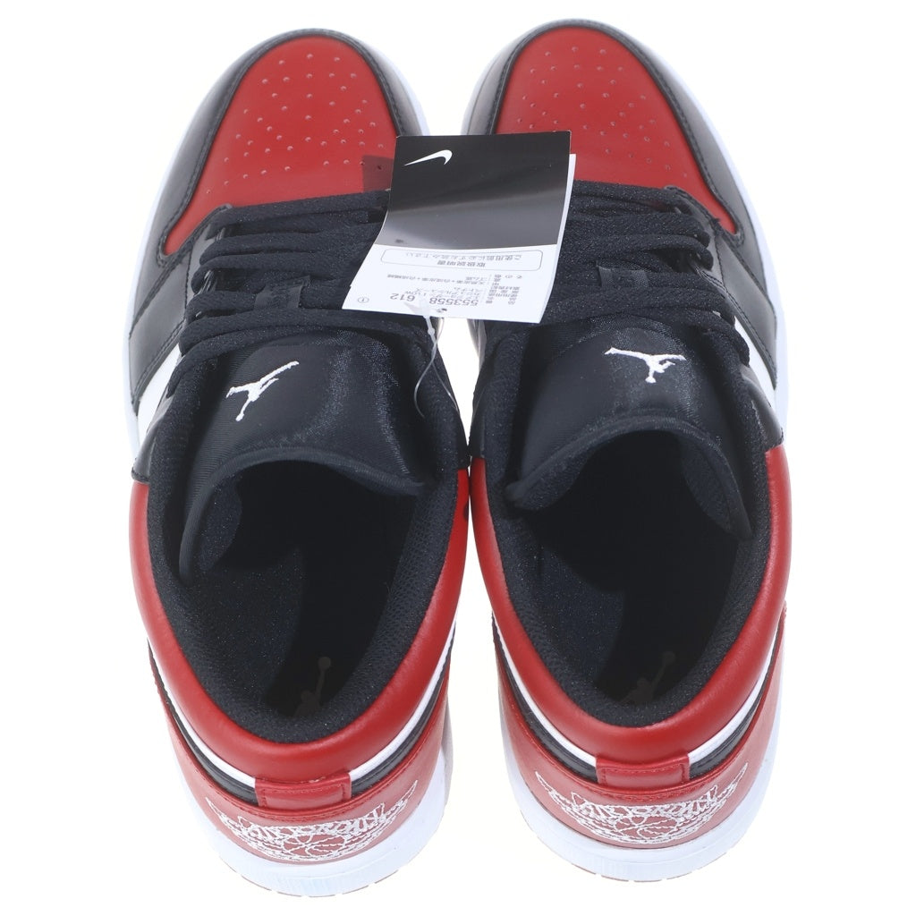 NIKE(ナイキ) AIR JORDAN 1 LOW BRED TOE 553558-612 エアジョーダン1 ブレッドトゥ ローカットスニーカー レッド/ブラック US10/28cm