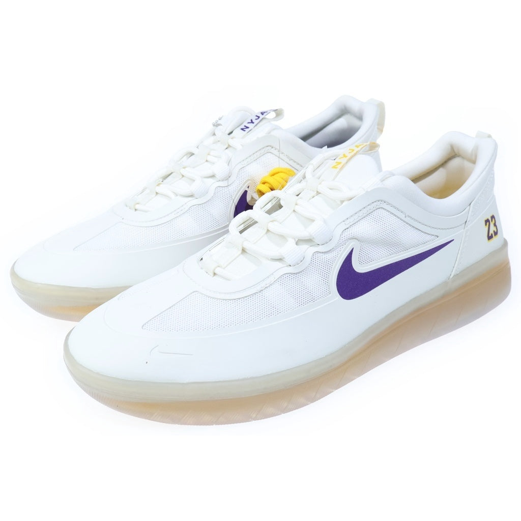 NIKE(ナイキ) ×NBA NYJAH FREE 2 LAKERS DA3439-100 ナイジャ フリー 2 レイカーズ ローカットスニーカー ホワイト US10.5/28.5cm
