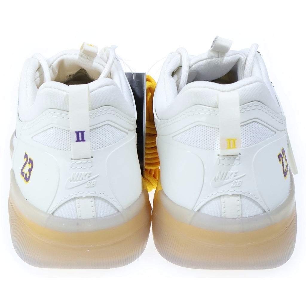 NIKE(ナイキ) ×NBA NYJAH FREE 2 LAKERS DA3439-100 ナイジャ フリー 2 レイカーズ ローカットスニーカー ホワイト US10.5/28.5cm