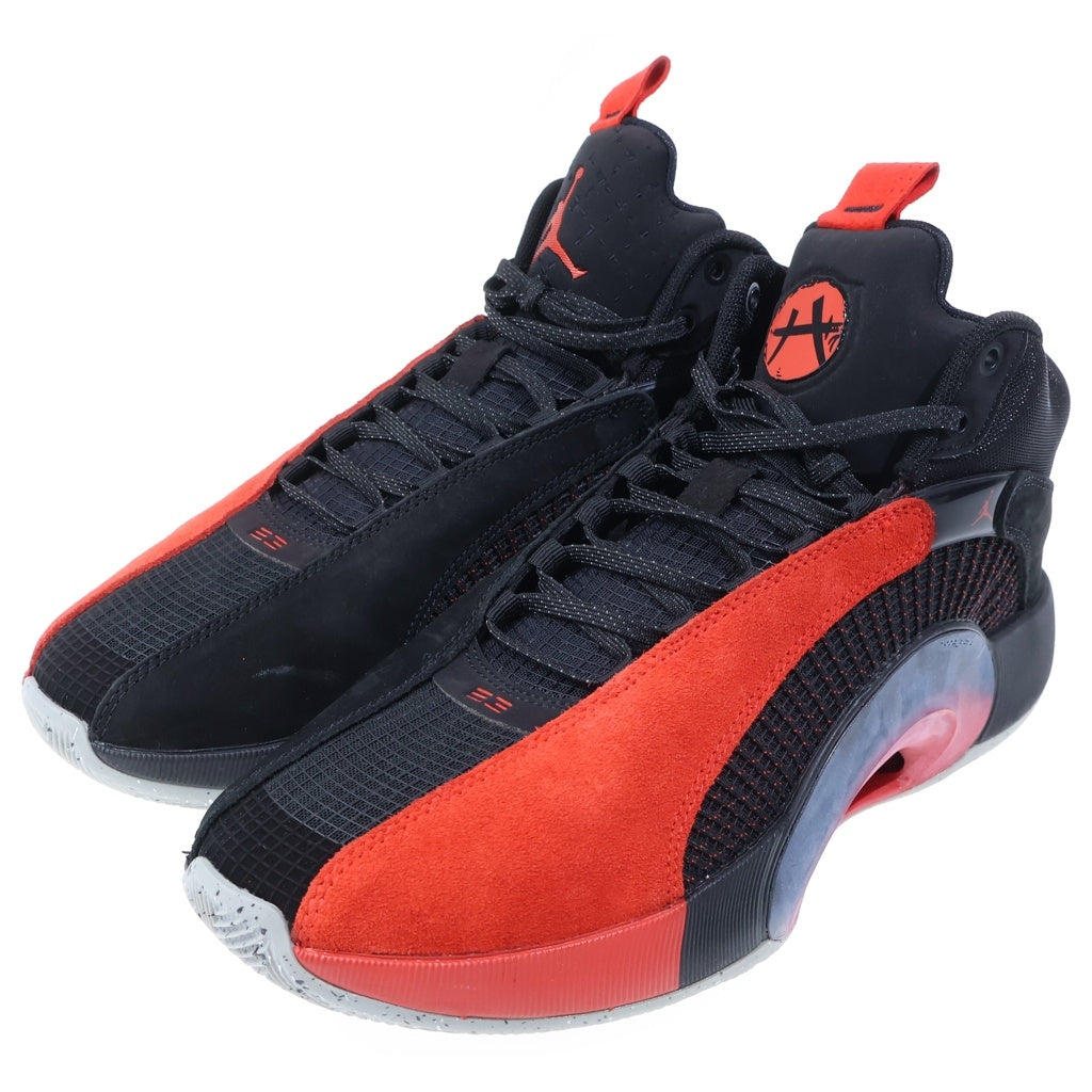 NIKE(ナイキ) AIR JORDAN XXXV WARRIOR エアジョーダン35 ウォーリアー ハイカットスニーカー レッド/ブラック US10.5/28.5cm DA2625-600