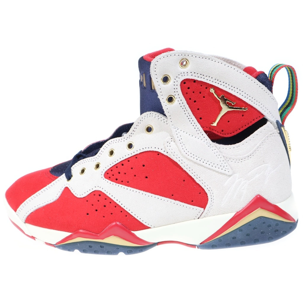 NIKE(ナイキ) ×TROPHY ROOM AIR JORDAN7 RETRO SP トロフィールーム エアジョーダン 7 ハイカットスニーカー ホワイト/レッド US10.5/28.5cm DM1195-474