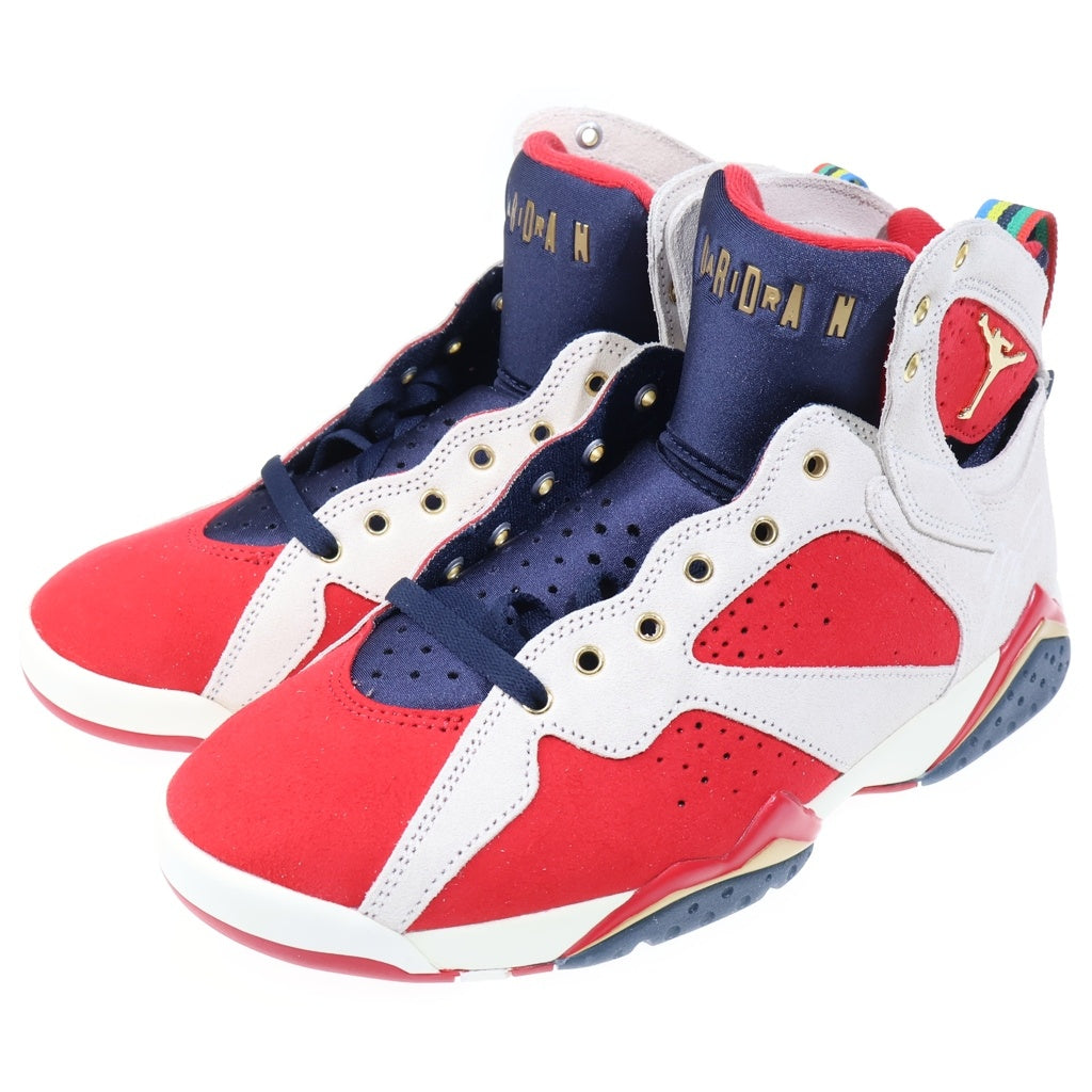 NIKE(ナイキ) ×TROPHY ROOM AIR JORDAN7 RETRO SP トロフィールーム エアジョーダン 7 ハイカットスニーカー ホワイト/レッド US10.5/28.5cm DM1195-474