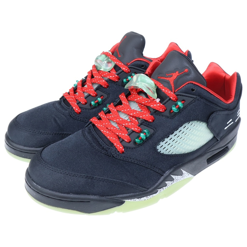 NIKE(ナイキ) ×CLOT GIRLS AIR JORDAN 5 RETRO LOW SP クロット ガールズ エアジョーダン 5 ローカットスニーカー ブラック US10/28cm DM4640-036
