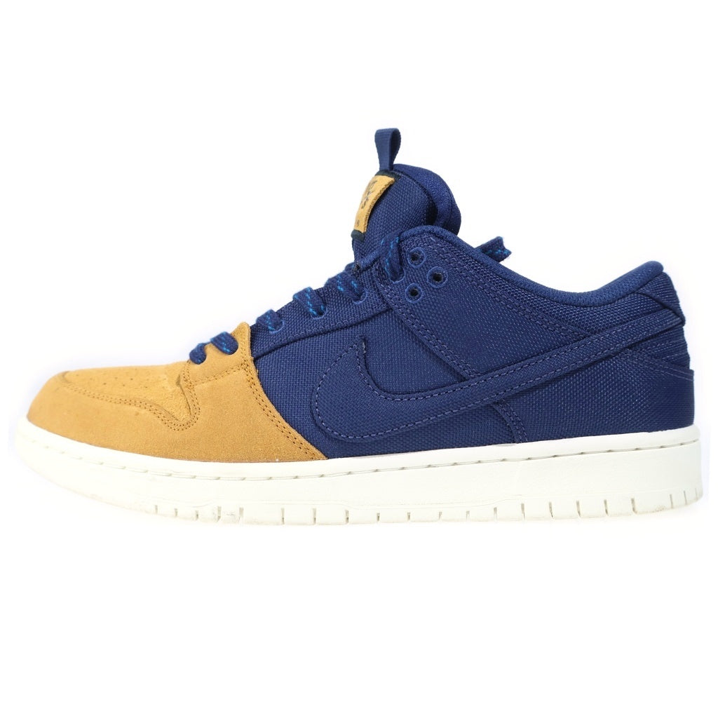 NIKE SB(ナイキエスビー) DUNK LOW PRO PRM Desert Ochre and Midnight Navy ダンク デザート オークル アンド ミッドナイト ネイビー ローカットスニーカー US10/28cm DX6775-400