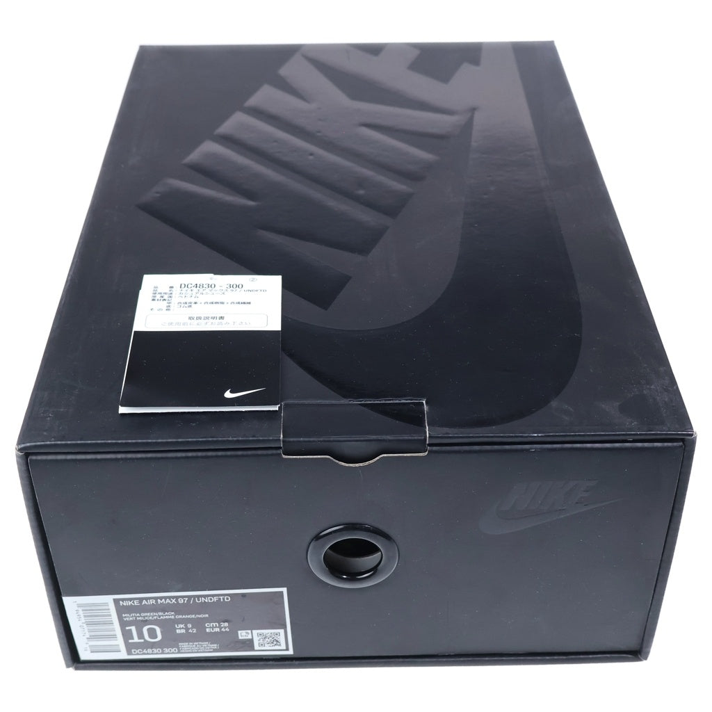 NIKE(ナイキ) ×UNDEFEATED AIR MAX 97 アンディフィーテッド エアマックス 97 ローカットスニーカー カーキ US10/28cm DC4830-300