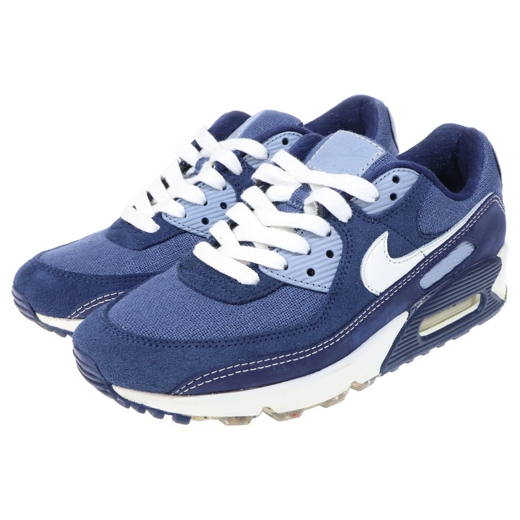 NIKE(ナイキ) AIR MAX 90 DIFFUSED BLUE SAILMIDNIGHT NAVY OBSIDIAN MIST エアマックス90 ローカットスニーカーネイビー US9.5/27.5cm CW6208-414