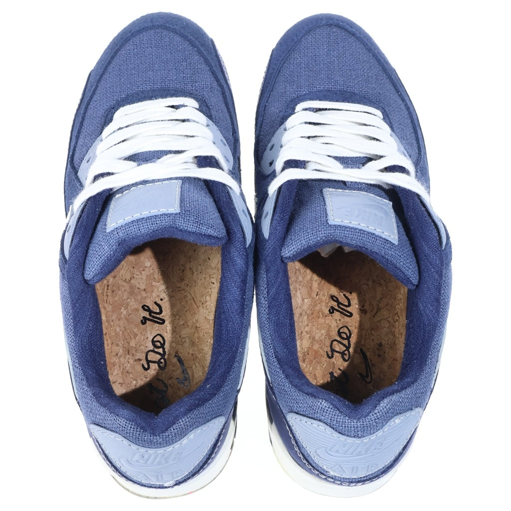 NIKE(ナイキ) AIR MAX 90 DIFFUSED BLUE SAILMIDNIGHT NAVY OBSIDIAN MIST エアマックス90 ローカットスニーカーネイビー US9.5/27.5cm CW6208-414