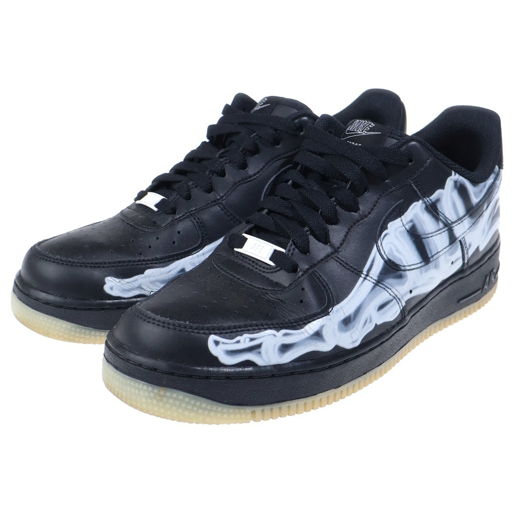 NIKE(ナイキ) AIR FORCE 1 07 SKELETON QS エアフォース スケルトン ローカットスニーカー ブラック US9.5/27.5cm BQ7541-001