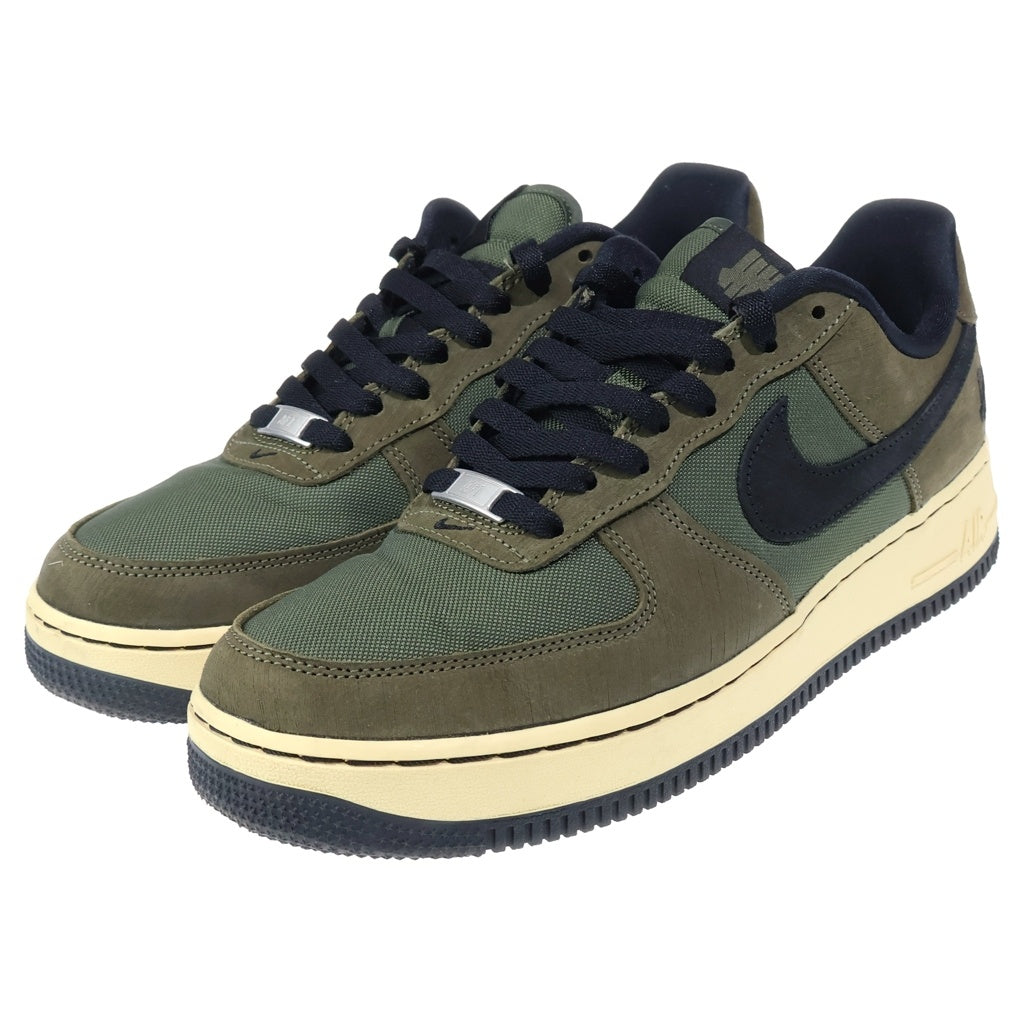 NIKE(ナイキ) ×UNDEFEATED AIR FORCE 1 LOW SP アンディフィーテッド エアフォース1 ローカットスニーカー カーキ US9.5/27.5cm DH3064-300