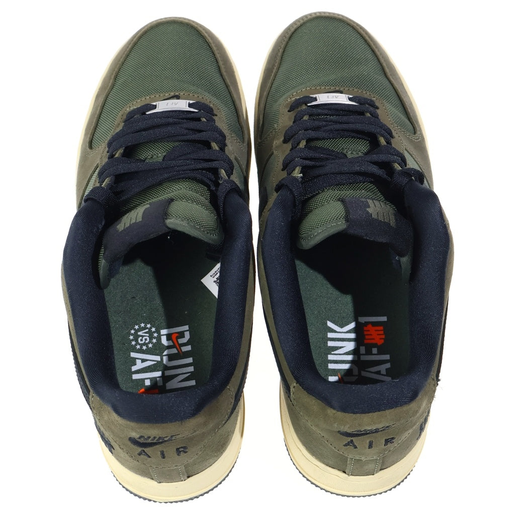NIKE(ナイキ) ×UNDEFEATED AIR FORCE 1 LOW SP アンディフィーテッド エアフォース1 ローカットスニーカー カーキ US9.5/27.5cm DH3064-300