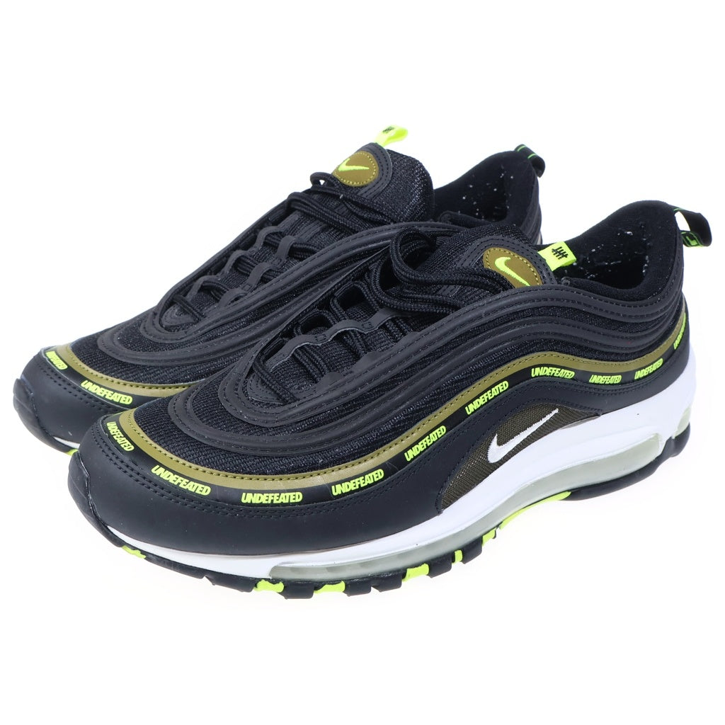 NIKE(ナイキ) ×UNDEFEATED AIR MAX 97 アンディフィーデッド エアマックス ローカットスニーカー ブラック/イエロー US10/28cm DC4830-001