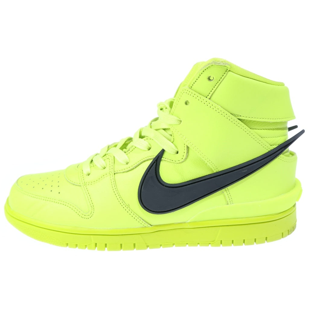 NIKE(ナイキ) ×AMBUSH DUNK HIGH FLASH LIME アンブッシュ ダンク フラッシュライム ハイカットスニーカー イエロー US10/28cm CU7544-300