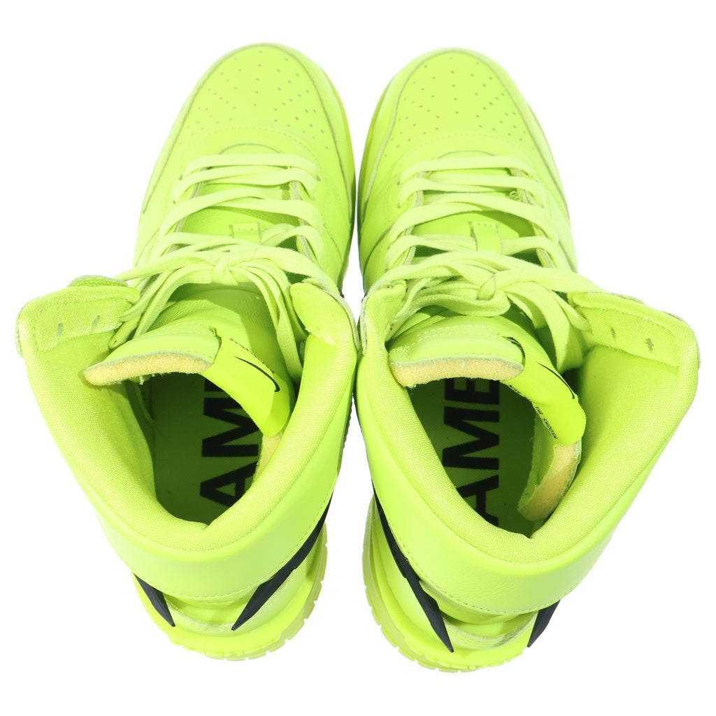 NIKE(ナイキ) ×AMBUSH DUNK HIGH FLASH LIME アンブッシュ ダンク フラッシュライム ハイカットスニーカー イエロー US10/28cm CU7544-300