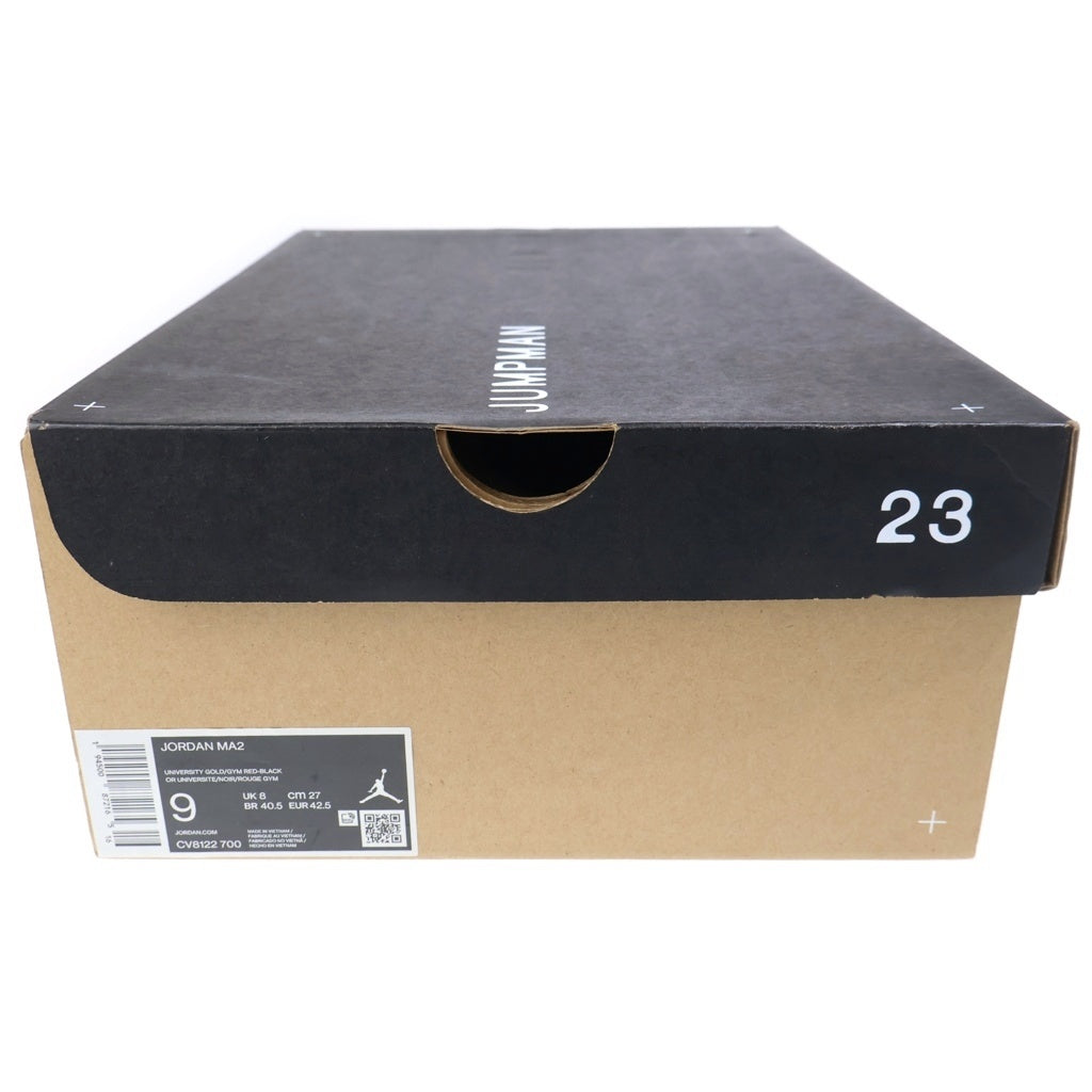 NIKE(ナイキ) Jordan MA 2 University Gold ジョーダン MA 2 ユニバーシティゴールド ハイカットスニーカー US9/27cm イエロー/ブルー CV8122-700