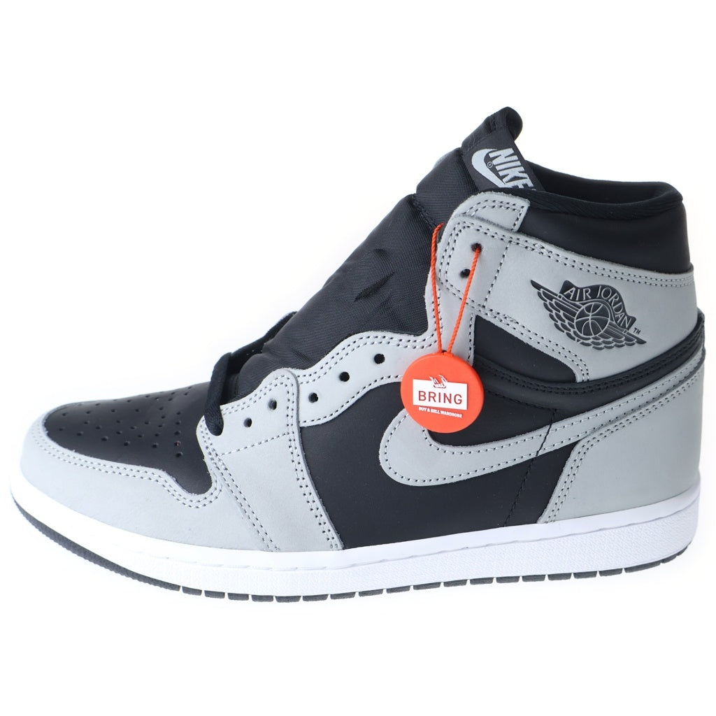 NIKE(ナイキ) AIR JORDAN 1 RETRO HIGH OG エアジョーダン ハイカットスニーカー US9/27cm ブラック/グレー シャドウ2.0 555088-035