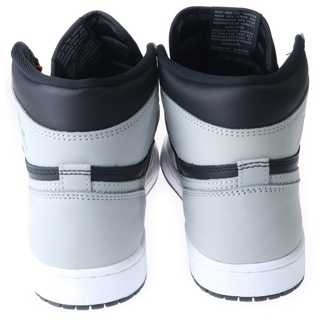 NIKE(ナイキ) AIR JORDAN 1 RETRO HIGH OG エアジョーダン ハイカットスニーカー US9/27cm ブラック/グレー シャドウ2.0 555088-035