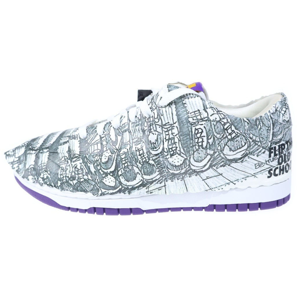 NIKE(ナイキ) Womens Dunk Low Made You Look ウィメンズ ダンク ロー メイド ユー ルック ローカットスニーカー ホワイト/パープル US10.5/27.5cm DJ4636-100 レディース