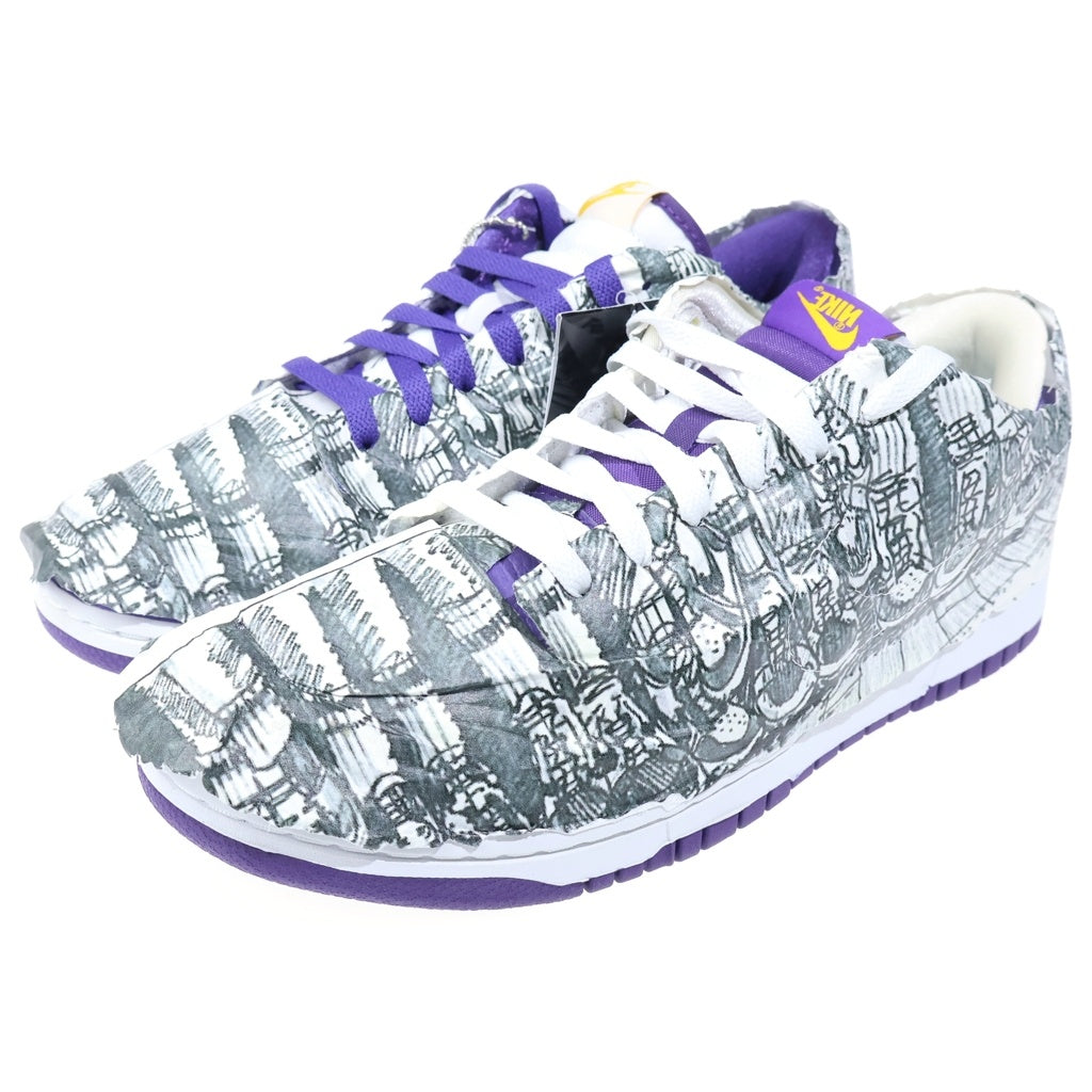 NIKE(ナイキ) Womens Dunk Low Made You Look ウィメンズ ダンク ロー メイド ユー ルック ローカットスニーカー ホワイト/パープル US10.5/27.5cm DJ4636-100 レディース