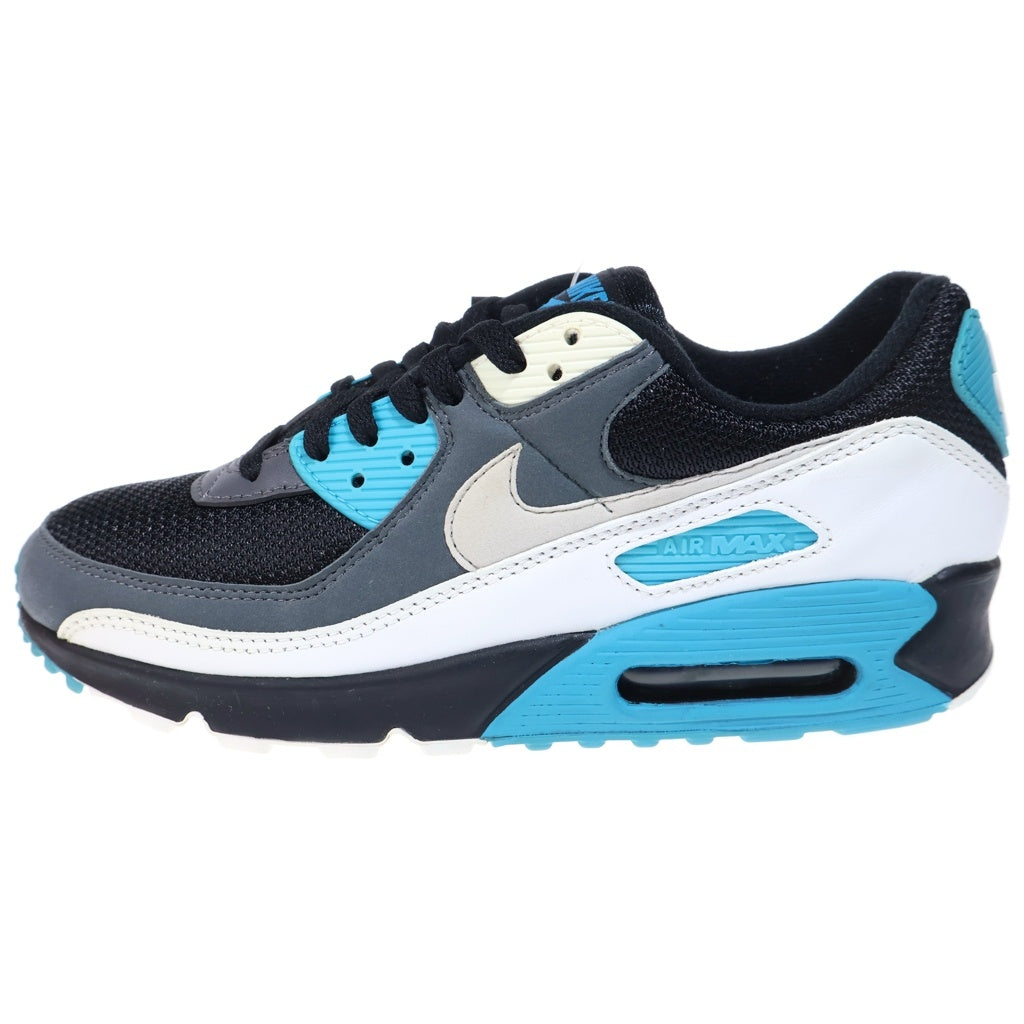 NIKE(ナイキ) AIR MAX 90 エア マックス 90 ローカットスニーカー ブラック/ブルー US8.5/26.5cm CT0693-001