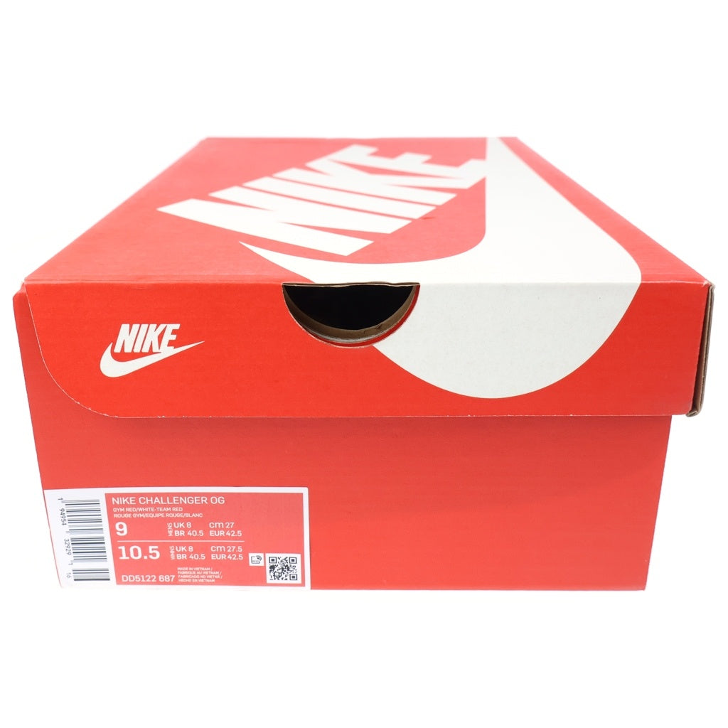 NIKE(ナイキ) CHALLENGER OG チャレンジャー ローカットスニーカー レッド US9/27cm DD5122-687