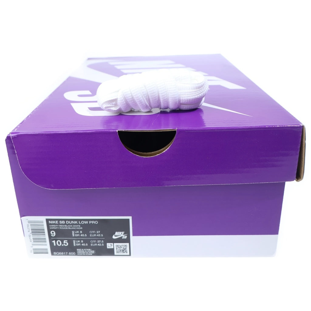 NIKE SB(ナイキエスビー) Dunk Low Pro J-Pack Chicago ダンク ロー プロ ジェーパック シカゴ スニーカー レッド/ホワイト US9/27cm BQ6817-600
