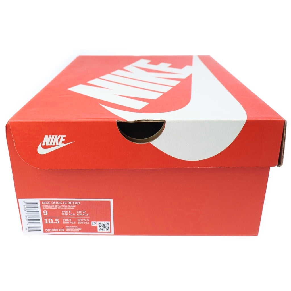 NIKE(ナイキ) DUNK HIGH GAME ROYAL ダンク ゲームロイヤル ハイカットスニーカー ホワイト/ブルー US9/27cm DD1399-102