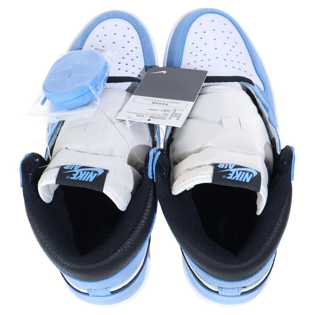 NIKE(ナイキ) Air Jordan 1 High OG University Blue エアジョーダン1 ハイ スニーカー ユニバーシティブルー US9/27cm 555088-134